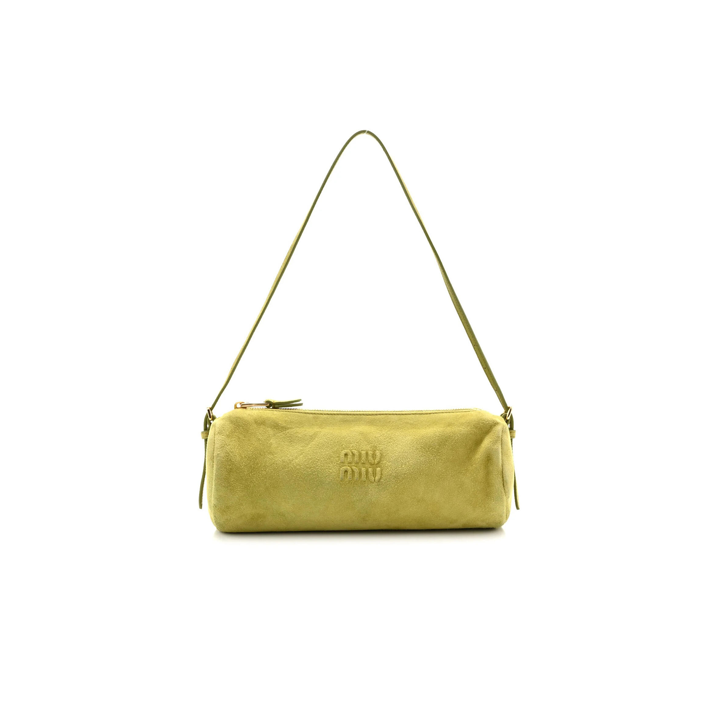 MIU MIU PINK SUEDE MINI BAG 5NE851 (21.5*9*9cm)